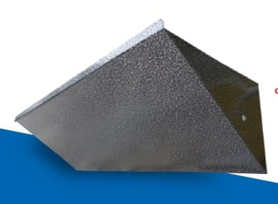Kurth per insekte drite ngjyre e zeze Inox me 2 lamba me ngjites atraktant